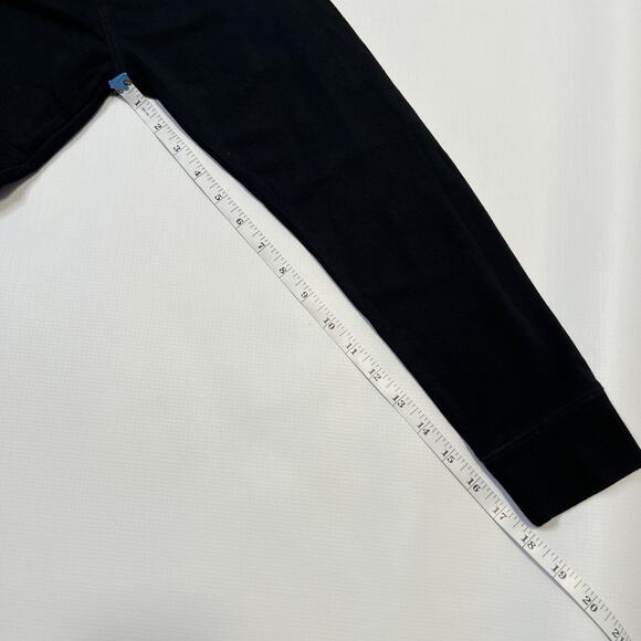 Banana Republic Sweater Womens Small Black Baby Terry Drawstring Pullover Top - Picture 11 of 12